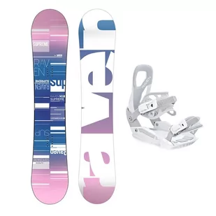 Deska Raven Supreme White z wiązaniami Raven s230 (white) 2024 - Deski SUP i akcesoria - miniaturka - grafika 1