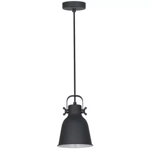 Italux Industrialna LAMPA wisząca LAVARE MD-HN82608-1-BK+WH metalowa OPRAWA loftowy zwis czarny biały MD-HN82608-1-BK+WH - Lampy sufitowe - miniaturka - grafika 1