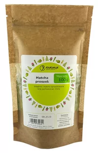 KruKam Matcha proszek zielona herbata 100g - Owoce świeże i suszone - miniaturka - grafika 1
