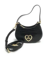 Torebki damskie - Love Moschino JC4177PP0HKC0000, Torba Na Ramię Kobieta, Czarny, Czarny - miniaturka - grafika 1