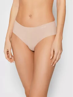 Majtki damskie - Calvin Klein Underwear Bokserki 0000D3429E Beżowy - grafika 1