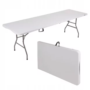 Stół Cateringowy Bankietowy Składany Ogrodowy 240 Cm #Garden White - Stoły ogrodowe - miniaturka - grafika 1