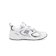 Buty trekkingowe męskie - Buty lekkie wygodne białe sportowe sneakersy męskie New Balance - miniaturka - grafika 1