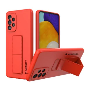 Wozinsky Kickstand Case silikonowe etui z podstawką etui Samsung Galaxy A73 czerwone - Etui i futerały do telefonów Wozinsky Kickstand Case silikonowe etui z podstawką etui Samsung Galaxy A73 czerwone - Etui i futerały do telefonów - miniaturka - grafika 1