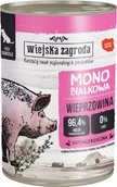 Mokra karma dla psów - Wiejska Zagroda Karma mokra dla psa Monobiałkowa dla psa Wieprzowina 400g - miniaturka - grafika 1