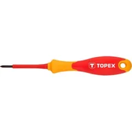 Śrubokręty - Topex wkrętak krzyżowy, izolowany, Ph1x80mm, 1000V, , 39D476 - miniaturka - grafika 1