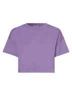 Koszulki i topy damskie - Noisy May - T-shirt damski Alena, lila - miniaturka - grafika 1