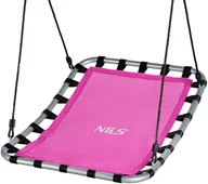 Place zabaw - NB5045 BOCIANIE GNIAZDO HUŚTAWKA RÓŻOWA NILS - miniaturka - grafika 1