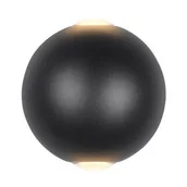 Lampy ogrodowe - Zewnętrzna lampa ścienna Avisio 246760232 Trio LED 2W 3000K IP54 czarna - miniaturka - grafika 1