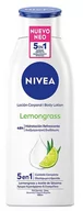 Balsamy i kremy do ciała - Balsam do ciała Nivea Body Lotion 5in1 Lemongrass 400 ml (4005900980656) - miniaturka - grafika 1