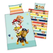 Pościel dla dzieci - Herding Dziecięca pościel bawełniana do łóżeczka Paw Patrol, 40 x 60 cm, 100 x 135 cm - miniaturka - grafika 1