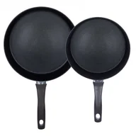 Zestawy garnków i patelni - Zestaw patelni MG Home Kresto, 2 elementy, non-stick, czarne - miniaturka - grafika 1