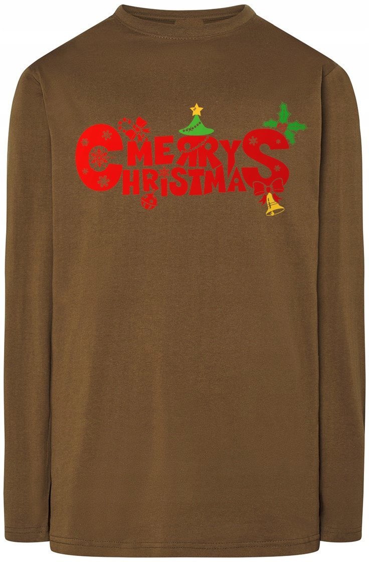 Wesołych Świąt Męska Bluza Longsleeve Rozm.L