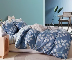 Cotton World Pościel bawełniana 160x200 3cz QMD123027 - Pościel - miniaturka - grafika 1