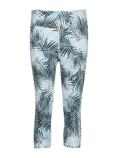 CMP Legginsy funkcyjne w kolorze miętowym ze wzorem - Spodnie sportowe damskie - miniaturka - grafika 1