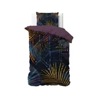 Pościel - Kpl 140x220 MARINA granat pościel satyna bawełniana - miniaturka - grafika 1