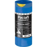 Worki na śmieci - Paclan Expert EXPERT WORKI NA ŚMIECI Z TAŚMĄ ŚCIĄGAJĄCĄ 60L 40SZT Zakupy dla domu i biura! 137830 - miniaturka - grafika 1