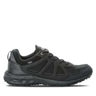 Trekkingi Jack Wolfskin Woodland 2 Texapore Low 4051271 Czarny - Buty trekkingowe męskie - miniaturka - grafika 1