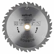 Tarcze do pił - WOLFCRAFT Piła tarczowa widia śr. 140 śr. 275 x 24 mśr. 8 zębów 6731000 - miniaturka - grafika 1