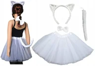 Stroje karnawałowe - Strój kotek przebranie kotka kot zestaw 3-10 lat - miniaturka - grafika 1