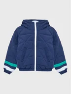 Kurtki i płaszcze dla chłopców - United Colors Of Benetton Kurtka puchowa 20USCN026 Granatowy Regular Fit - miniaturka - grafika 1
