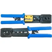 Narzędzia sieciowe - LANBERG Zaciskarka wtyków RJ45 RJ12, RJ11 NT-0204 NT-0204 - miniaturka - grafika 1