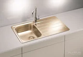 Zlewozmywaki - Alveus MONARCH LINE 20 stal ZŁOTO 1068988 - miniaturka - grafika 1