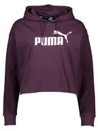 Bluzy damskie - Puma Bluza "Essential Cropped" w kolorze fioletowym - miniaturka - grafika 1