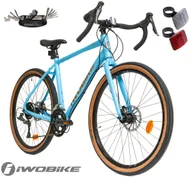 Rowery - Rower Męski Gravel 27,5" Shimano Claris Tarcze Aluminium IWOBIKE 2025 Lekki - miniaturka - grafika 1