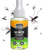 Zwalczanie i odstraszanie szkodników - NO PEST Spray na Komary i Kleszcze 100ml Preparat Aerozol Środek na Komary Kleszcze Meszki NO BITE 30% DEET - miniaturka - grafika 1
