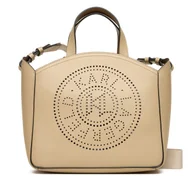 Torebki damskie - Torebka KARL LAGERFELD A1W30058 Beżowy - miniaturka - grafika 1