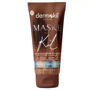 Dermokil Natural Skin Clay And Coffee Clay Mask maska do twarzy z glinki i kawy 75ml - Maseczki do twarzy - miniaturka - grafika 1