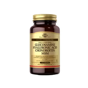 SOLGAR Glucosamine Hyaluronic Acid Chondroitin MSM - 120tabs - Ochrona stawów - miniaturka - grafika 1