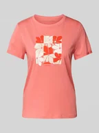 Koszulki i topy damskie - T-shirt o kroju regular fit z czystej bawełny - miniaturka - grafika 1