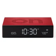 Dekoracje domu - Budzik LEXON Flip Premium LR152R Czerwony - miniaturka - grafika 1