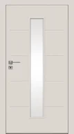 Drzwi wewnętrzne - Dre Drzwi Wewnętrzne Z Szybą Binito 21 Lakier Latte - miniaturka - grafika 1