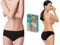 Majtki damskie - Bezszwowe figi Gatta Kiki Mini Bikini, czarne, L - miniaturka - grafika 1