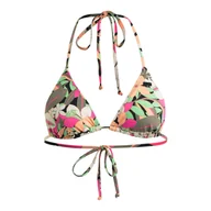 Stroje kąpielowe - Top bikini tiki tri dla Kobiety PRINTED BEACH CLASSICS Czarny - miniaturka - grafika 1