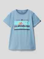 Koszulki dla chłopców - T-shirt z nadrukiem z motywem z logo model ‘TROPICAL RAINBOW’ - miniaturka - grafika 1