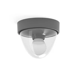 Nowodvorski Lampa sufitowa i ścienna NOOK na e27 10W IP44 wys. 15cm grafit 7965 - Lampy ścienne - miniaturka - grafika 3