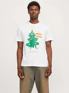 Koszulki męskie - Jack & Jones Koszulka w kolorze białym - miniaturka - grafika 1
