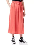 Spódnice - Tommy Hilfiger Damska spódnica Tencel GMD Midi Pull on, Kryształowy koral, 60 - miniaturka - grafika 1