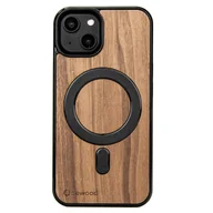 Etui i futerały do telefonów - Drewniane Etui Bewood iPhone 14 Orzech Amerykański MagSafe - miniaturka - grafika 1