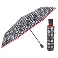 Parasole - Parasol damski Perletti Time Geometric automatyczny składany wzór koła - miniaturka - grafika 1