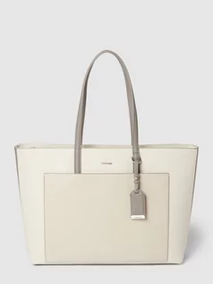 Torebki damskie - Torba shopper z detalem z logo model ‘MUST’ - grafika 1