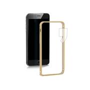 Etui i futerały do telefonów - Qoltec Ramka ochronna na Samsung Galaxy S6 edge | złota | aluminium 51368 - miniaturka - grafika 1
