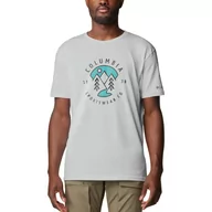 Koszulki męskie - Męska koszulka Columbia Rapid Ridge™ Graphic Tee columbia grey heather - XL - miniaturka - grafika 1