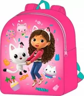 Plecaki szkolne i tornistry - KOCI DOMEK GABI RÓŻOWY PLECAK PRZEDSZKOLNY GABBY - miniaturka - grafika 1
