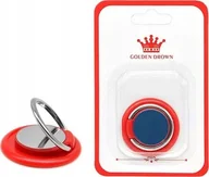 Uchwyty samochodowe do telefonów - UCHWYT TELEFONU STOJAK PREMIUM UNIWERSALNY VEGA CZERWONY RING HOLDER - miniaturka - grafika 1