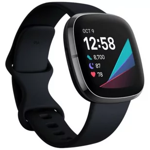 Google Fitbit Sense Czarny - Smartwatch - miniaturka - grafika 1